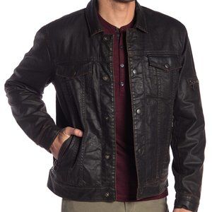 John Varvatos Star USA Sherpa Lined Trucker Jacket